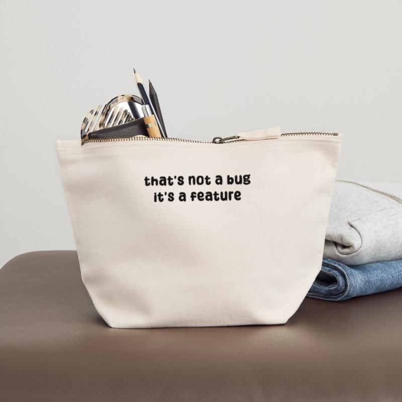 Developer Geek Bugs Code Informatik Statement Canvas Reißverschluss-Täschchen (12 x 13 cm)