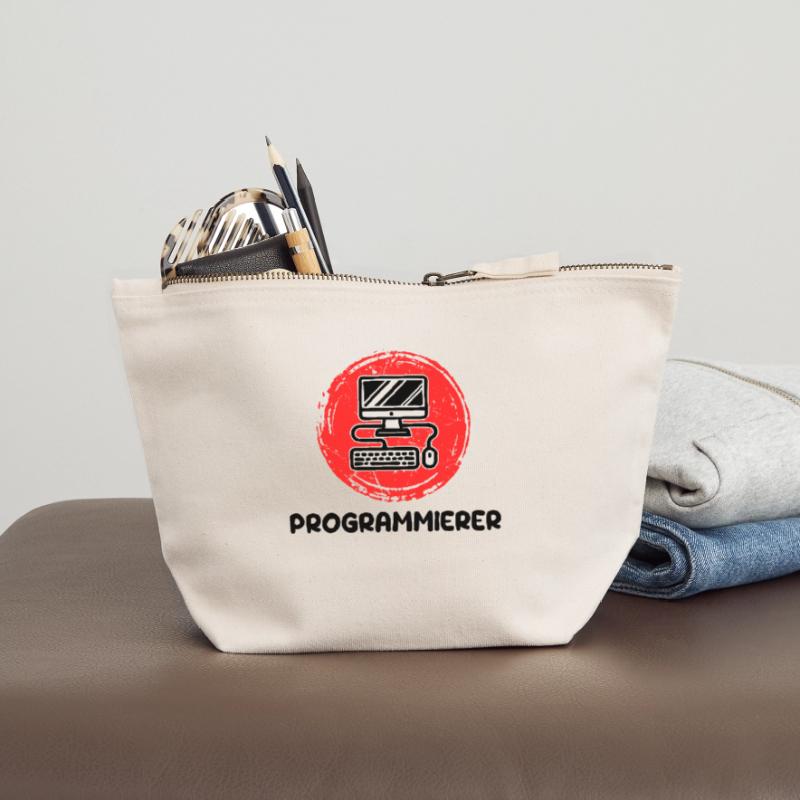 Developer, Programmer, Coden, Computer Science Canvas Zip Pouch 12 x 13 cm