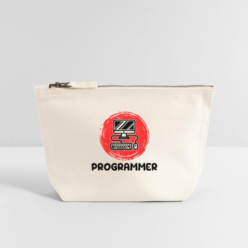 Computer Developer Programmierer Code Skripting Canvas Reißverschluss-Täschchen (12 x 13 cm)