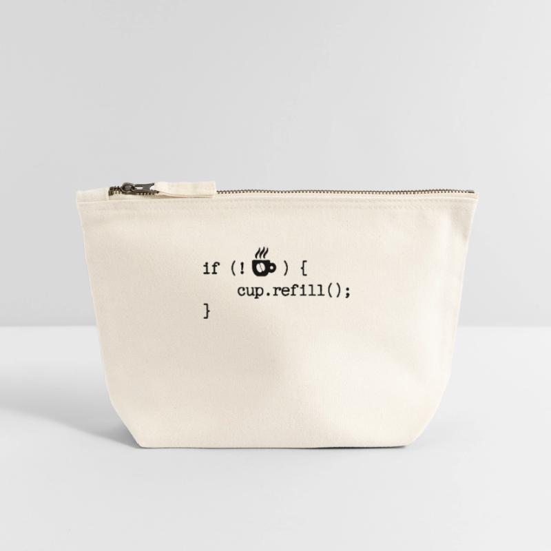 Developer Programmer Code Web Developer Debug Canvas Zip Pouch 12 x 13 cm