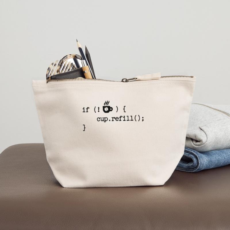 Developer Programmer Code Web Developer Debug Canvas Zip Pouch 12 x 13 cm