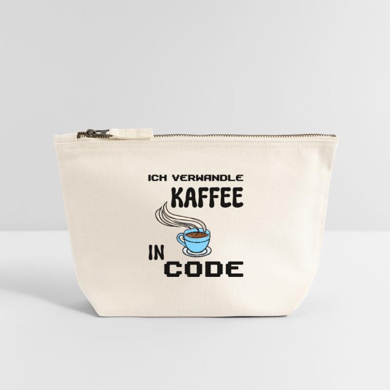 Coden Computerfreak Developer Statement Nerd Canvas Reißverschluss-Täschchen (12 x 13 cm)
