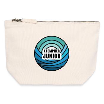 Plumber Junior Child Trainee Offspring Successor - Canvas Zip Pouch 12 x 13 cm - nature - Front