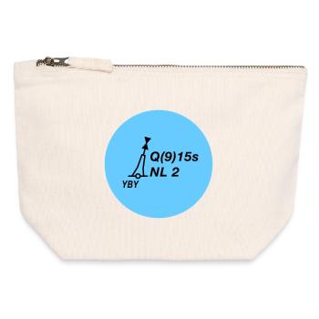 Buoy North Sea Sailing Baltic Sea Maritime - Canvas Zip Pouch 12 x 13 cm - nature - Front
