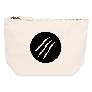 claw - Canvas Zip Pouch 12 x 13 cm - nature - Front