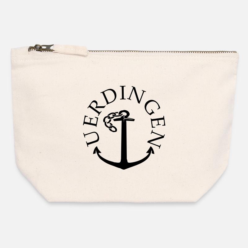 Uerdingen - Canvas Zip Pouch 12 x 13 cm - nature