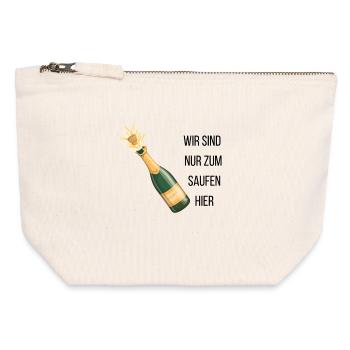 Bachelor Party - Canvas Zip Pouch 12 x 13 cm - nature - Front