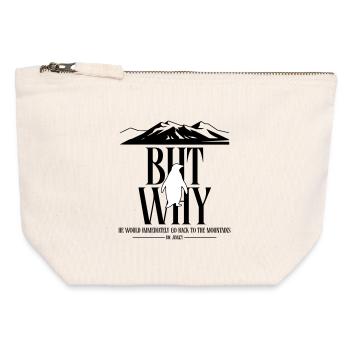 But Why Penguin Meme Minimalist Art - Canvas Zip Pouch 12 x 13 cm - nature - Front