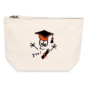 doctor - Canvas Zip Pouch 12 x 13 cm - nature - Front