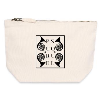 Pure Soul Horn - Canvas Zip Pouch 12 x 13 cm - nature - Front