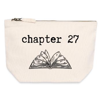 chapter 27 Birthday - Canvas Zip Pouch 12 x 13 cm - nature - Front