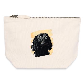 Cocker Spaniel - Canvas Zip Pouch 12 x 13 cm - nature - Front