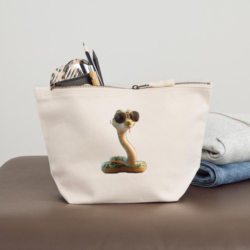 snake, python, cobra, rattlesnake, snakes Canvas Zip Pouch 12 x 13 cm