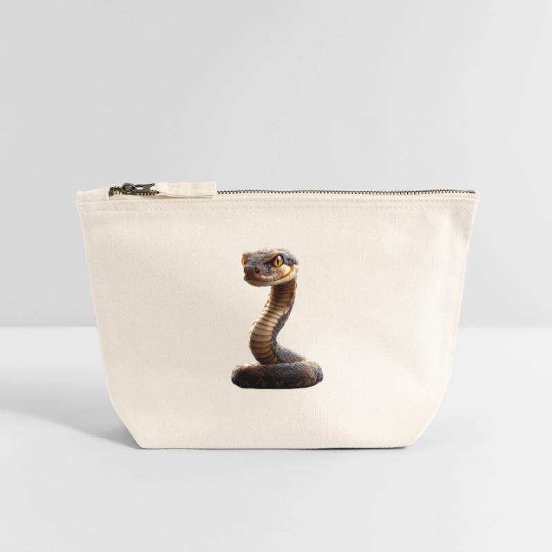 snake, python, cobra, rattlesnake, snakes Canvas Zip Pouch 12 x 13 cm