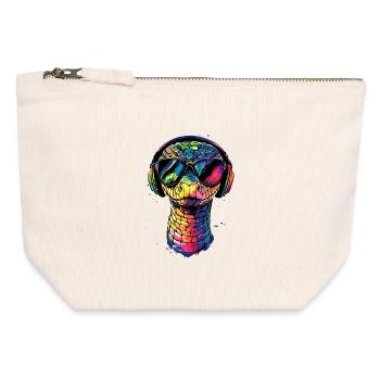 snake, python, cobra, rattlesnake, snakes - Canvas Zip Pouch 12 x 13 cm - nature - Front