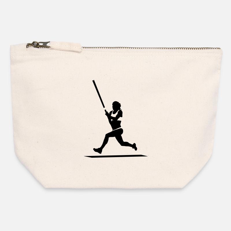 Jump - Canvas Zip Pouch 12 x 13 cm - nature