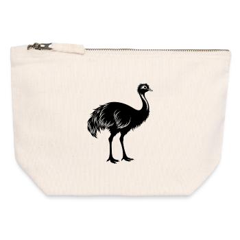 Emu - Canvas Zip Pouch 12 x 13 cm - nature - Front