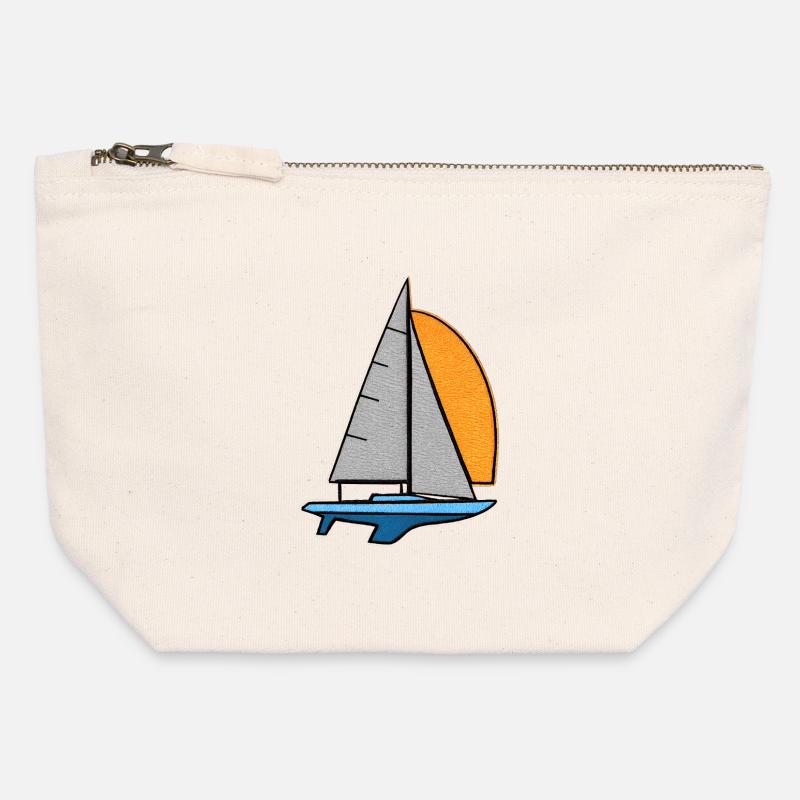 Stickers NED7638 - Canvas Zip Pouch 12 x 13 cm - nature