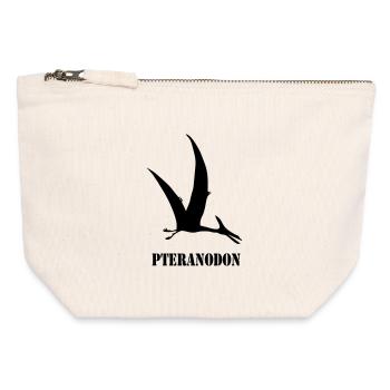 pteranodon - Canvas Zip Pouch 12 x 13 cm - nature - Front