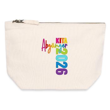 Daycare graduates 2026 - Canvas Zip Pouch 12 x 13 cm - nature - Front