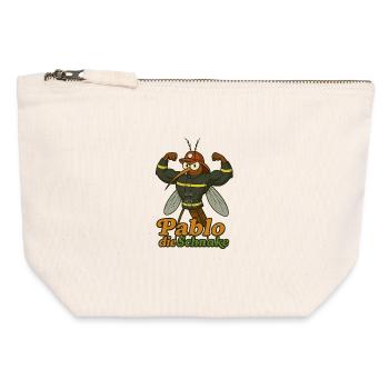 Firefighter Pablo - Canvas Zip Pouch 12 x 13 cm - nature - Front