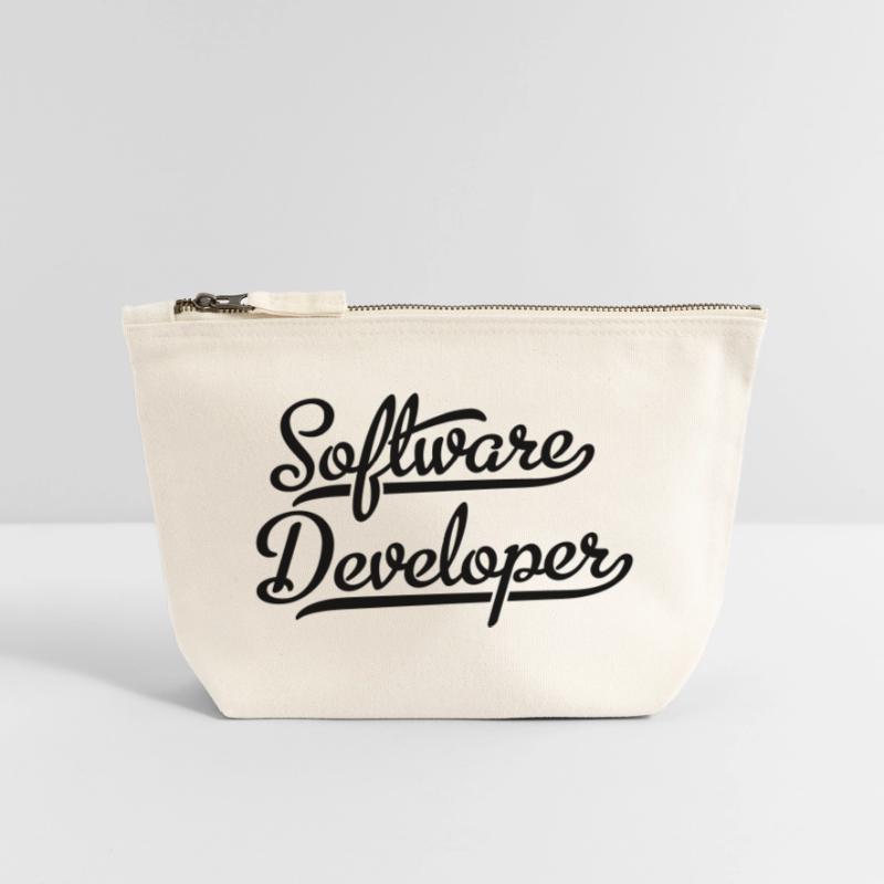 Software Developer Canvas Reißverschluss-Täschchen (12 x 13 cm)