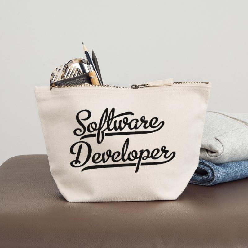 Software Developer Canvas Reißverschluss-Täschchen (12 x 13 cm)