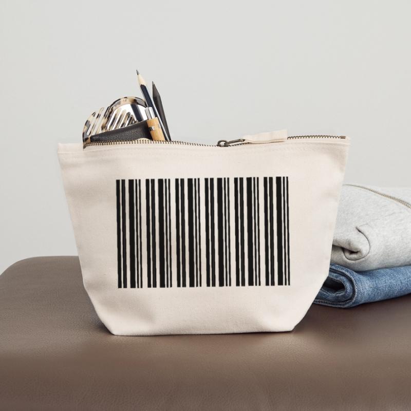 Conception de technologies informatiques pour nerds de code-barres Pochette zippée en toile 12 x 13 cm