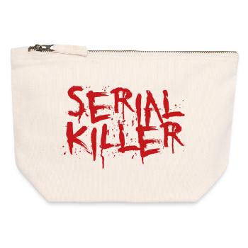 Serial killer - Canvas Zip Pouch 12 x 13 cm - nature - Front