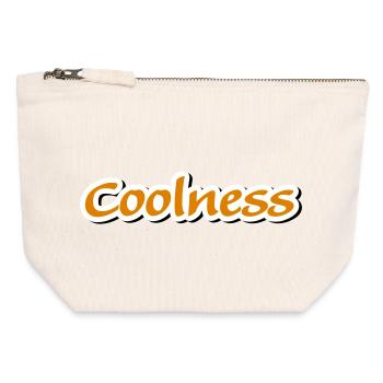 coolness claim Vectorgraphic - Canvas Zip Pouch 12 x 13 cm - nature - Front