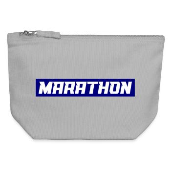 marathon - Canvas Zip Pouch 12 x 13 cm - sports grey - Front