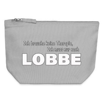 Therapy LOBBE - Canvas Zip Pouch 12 x 13 cm - sports grey - Front