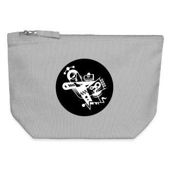 Shard 81 - Canvas Zip Pouch 12 x 13 cm - sports grey - Front