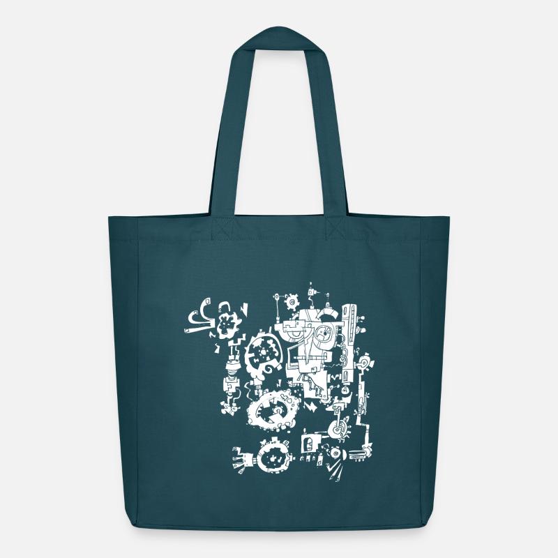 rusty machine - Midweight Recycled Tote Bag by Stanley/Stella - stargazer