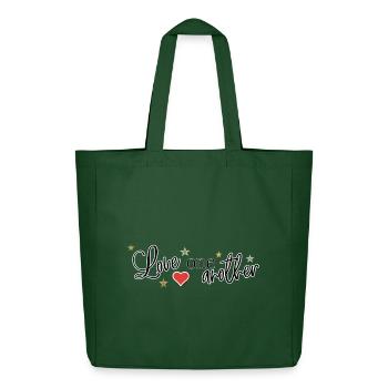 Aimer un autre cœur - Tote bag Stanley/Stella Midweight recyclé - vert bouteille - Devant