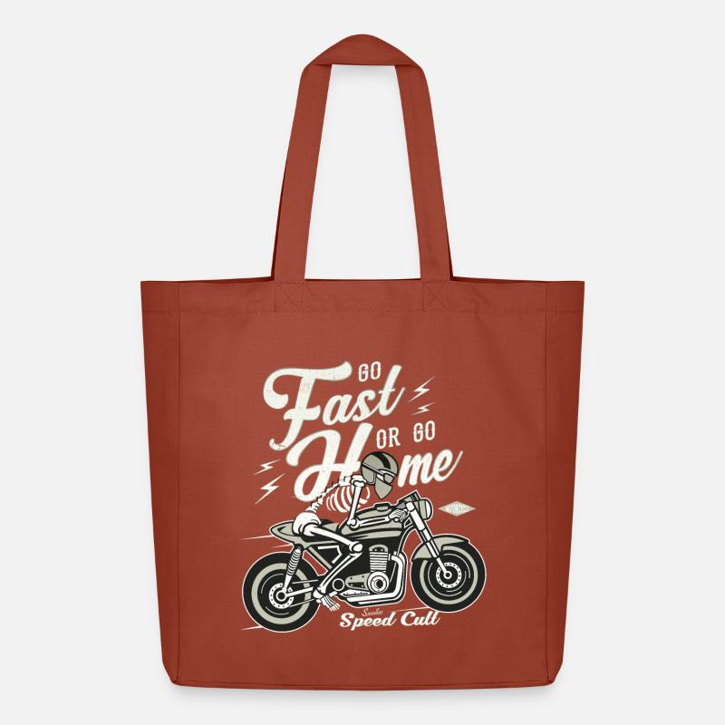 Go Fast Or Go Home - Midweight recycelter Stoffbeutel von Stanley/Stella - Terrakotta