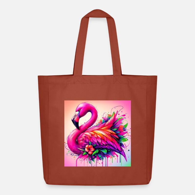 Flamingo - Midweight recycelter Stoffbeutel von Stanley/Stella - Terrakotta