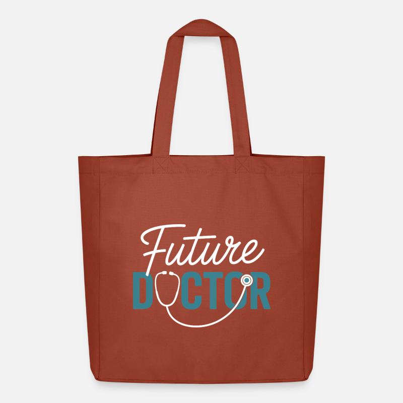 Future conception du stéthoscope Doctor - Tote bag Stanley/Stella Midweight recyclé - terracotta