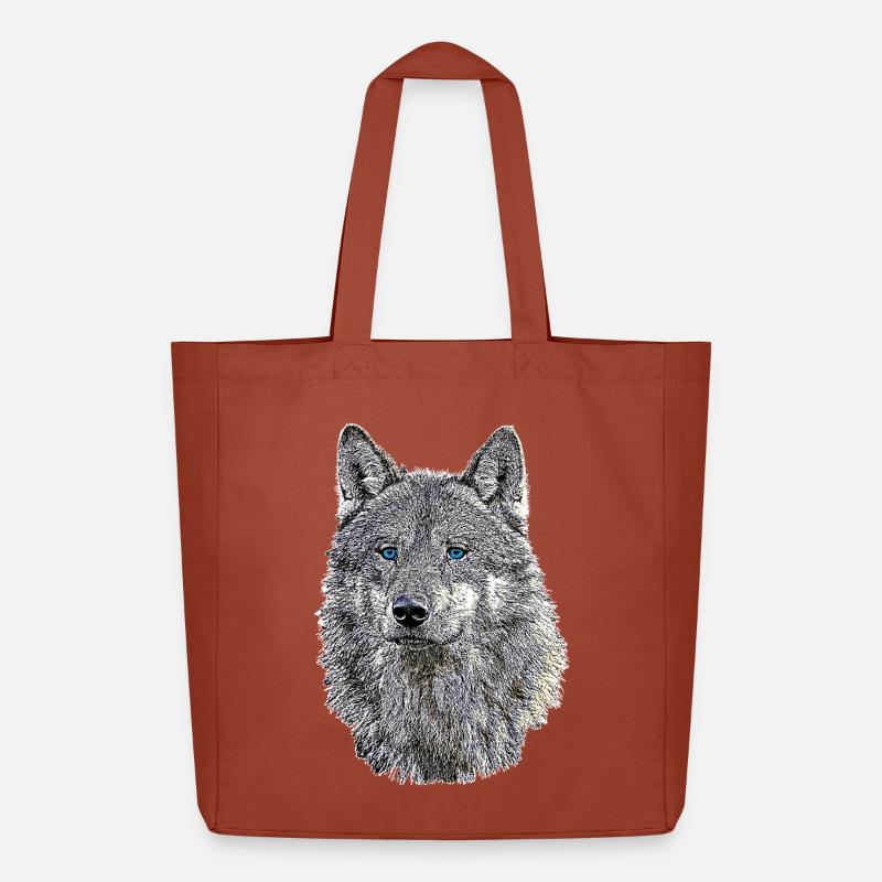 Wolf - Midweight recycelter Stoffbeutel von Stanley/Stella - Terrakotta
