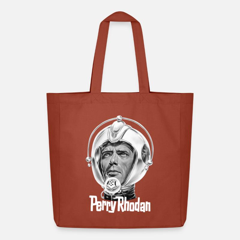 PERRY RHODAN Kopf - Midweight recycelter Stoffbeutel von Stanley/Stella - Terrakotta