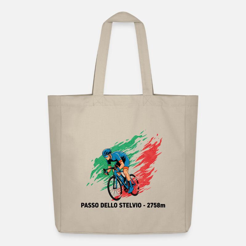 Passo dello Stelvio Climber Colour Burst - Midweight recycelter Stoffbeutel von Stanley/Stella - Cremebeige