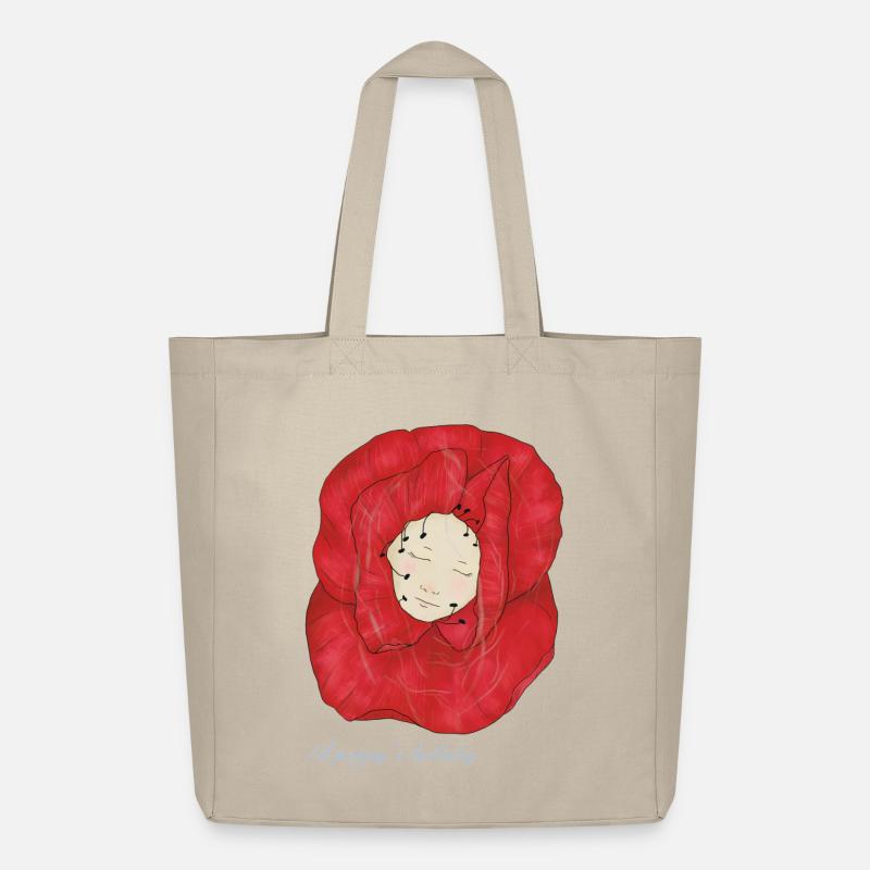 Ein einschläfernder Mohn - Midweight recycelter Stoffbeutel von Stanley/Stella - Cremebeige