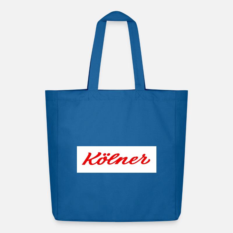 Köner Roter Script-Logo Print - Midweight recycelter Stoffbeutel von Stanley/Stella - Achtsames Blau