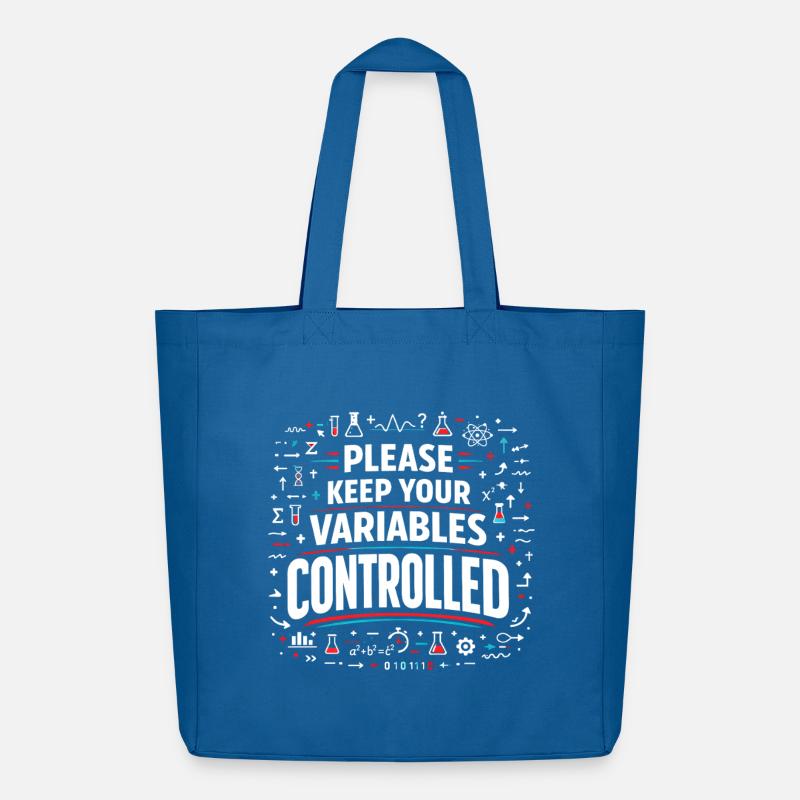 Variablen kontrollieren | Labor Science - Midweight recycelter Stoffbeutel von Stanley/Stella - Achtsames Blau