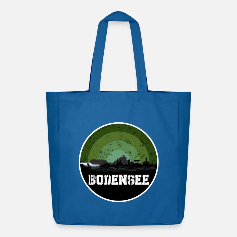 Bodensee Original Skyline - Midweight recycelter Stoffbeutel von Stanley/Stella - Achtsames Blau