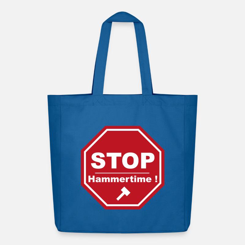 Stopp Hammertime - Midweight recycelter Stoffbeutel von Stanley/Stella - Achtsames Blau