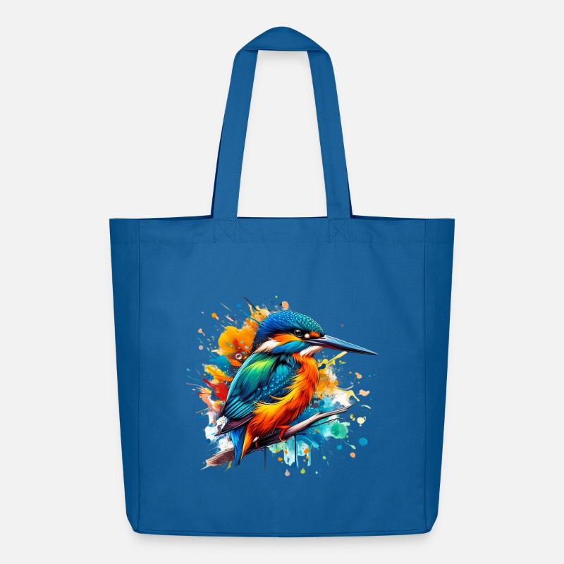 Eisvogel - Midweight recycelter Stoffbeutel von Stanley/Stella - Achtsames Blau