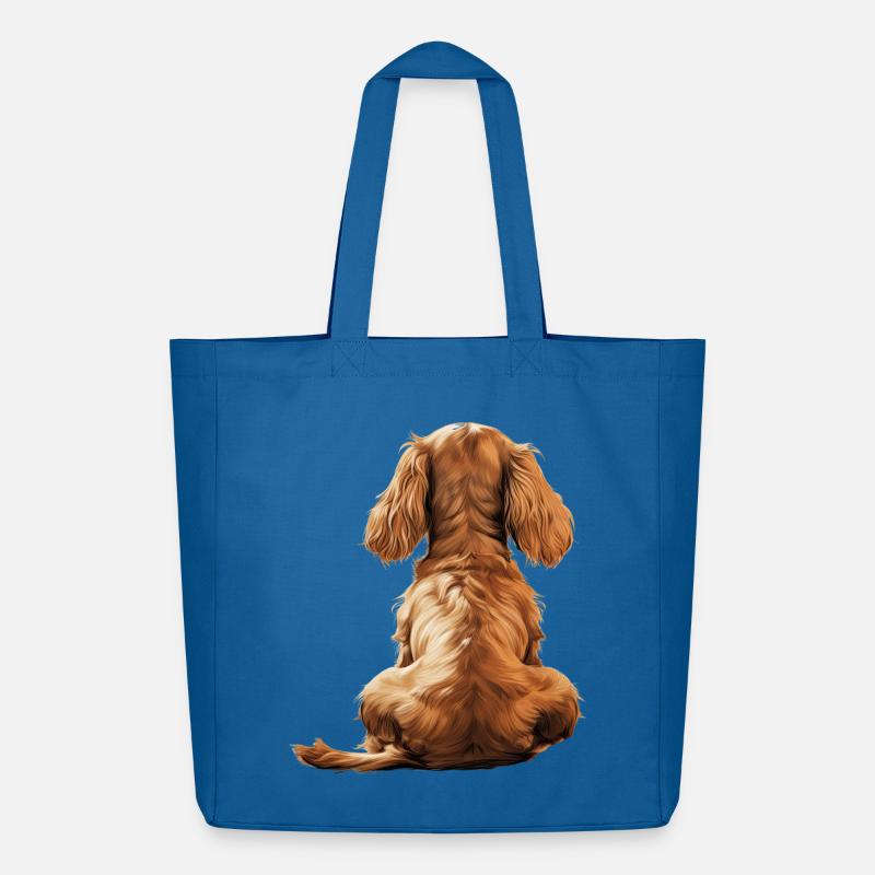 Cocker Spaniel - Midweight recycelter Stoffbeutel von Stanley/Stella - Achtsames Blau