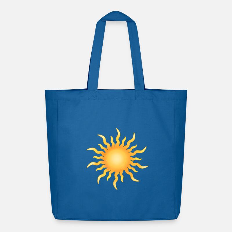 Sonne - Midweight recycelter Stoffbeutel von Stanley/Stella - Achtsames Blau
