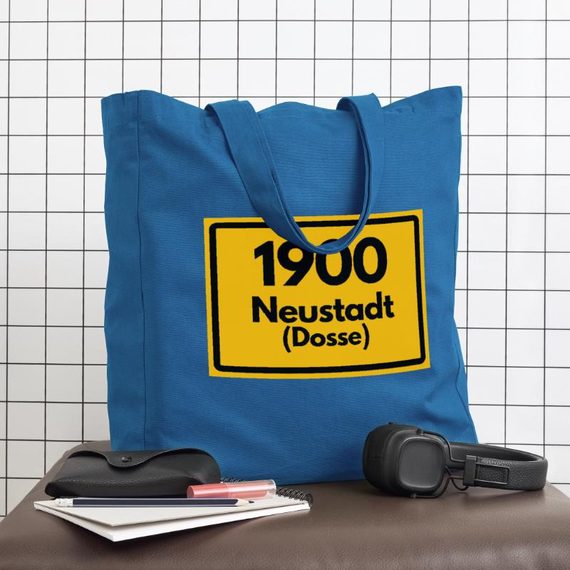 OLD POSTCODE ZIP CODE RETRO 1900 NEUSTADT DOSSE Midweight Recycled Tote Bag by Stanley/Stella
